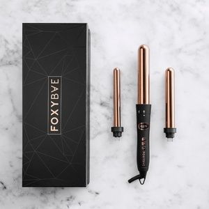 Foxybae 3-in-1 Rose Gold Curling Wand